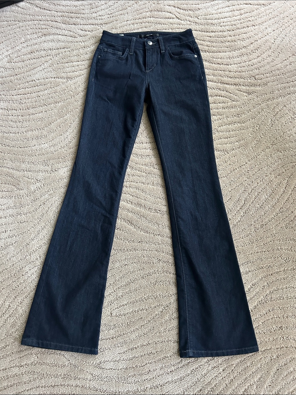 Joe's Jeans Navy Flare Wide-Leg Jeans
